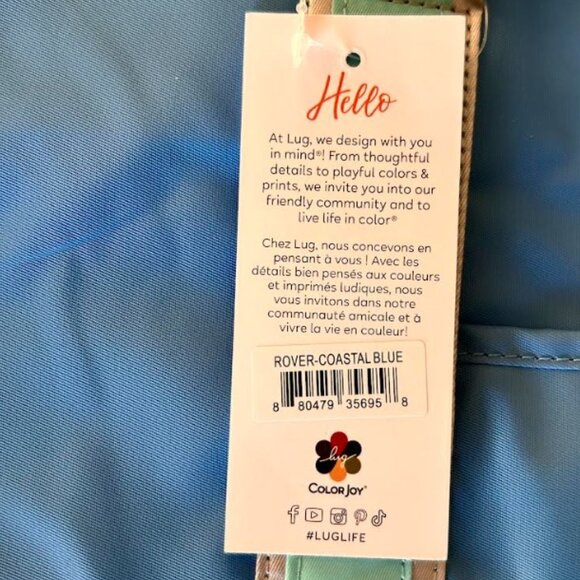 Lug Rover X-Large Carry-All Tote Coastal Blue - Picture 9 of 9